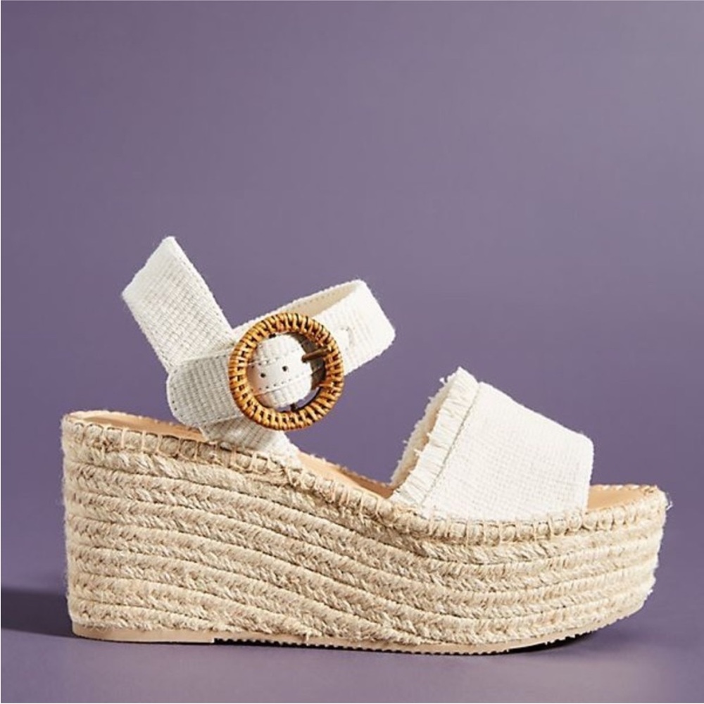 Soludos x Anthropologie Cora Platform Espadrille Sandals Size 6.5